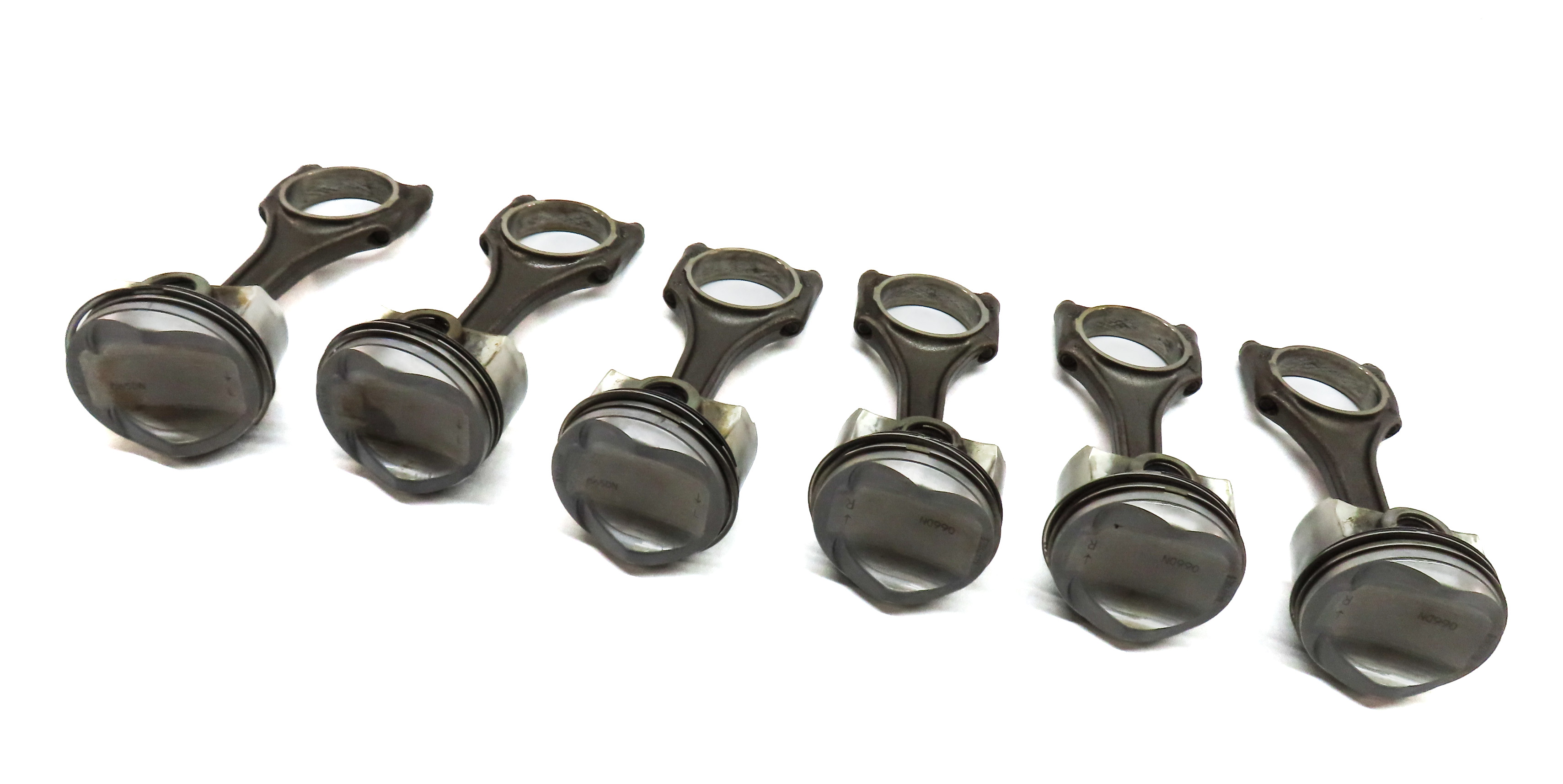 09-17 AUDI A6 A7 A8 Q5 Q7 S4 S6 Q5 TOUAREG - 3.0L SUPERCHARGED ENGINE PISTON SET — exact item pictured